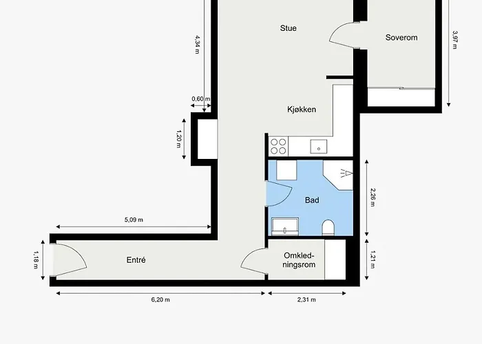 In The Heart Of At Majorstuen Appartement